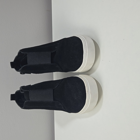 Steve Madden Waverly Black Wedge Sneaker Size 6 EUC - Picture 5 of 8